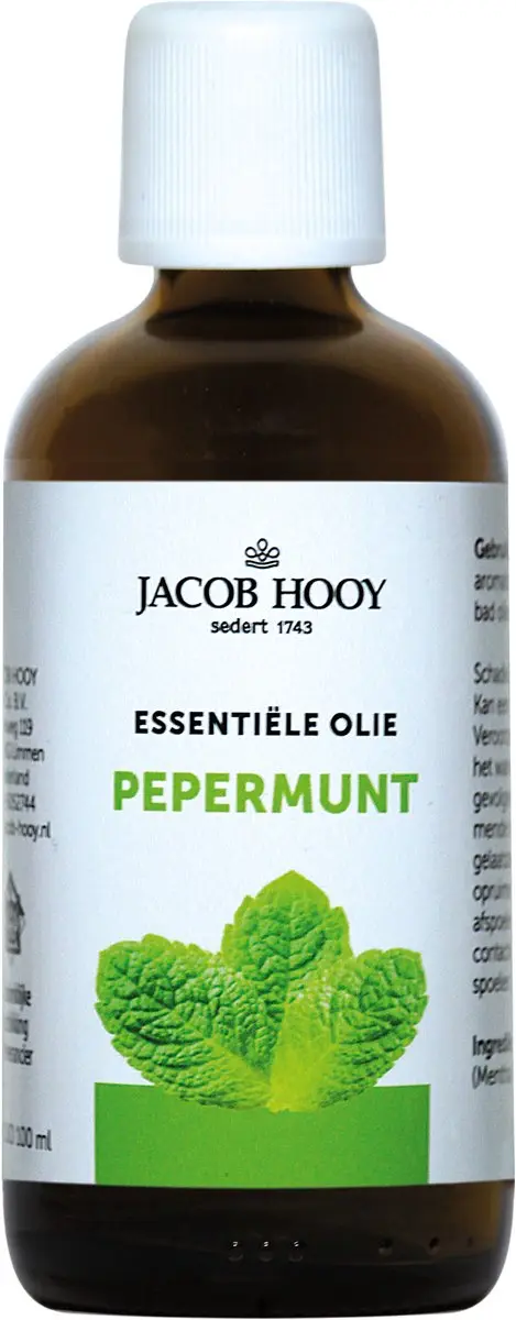 Jacob Hooy Pepermunt Etherische Olie 100ml