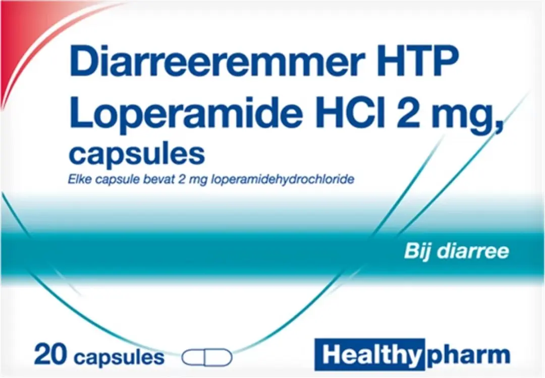 Healthypharm Diarreemmer Loperamide 2mg - 20 Capsules