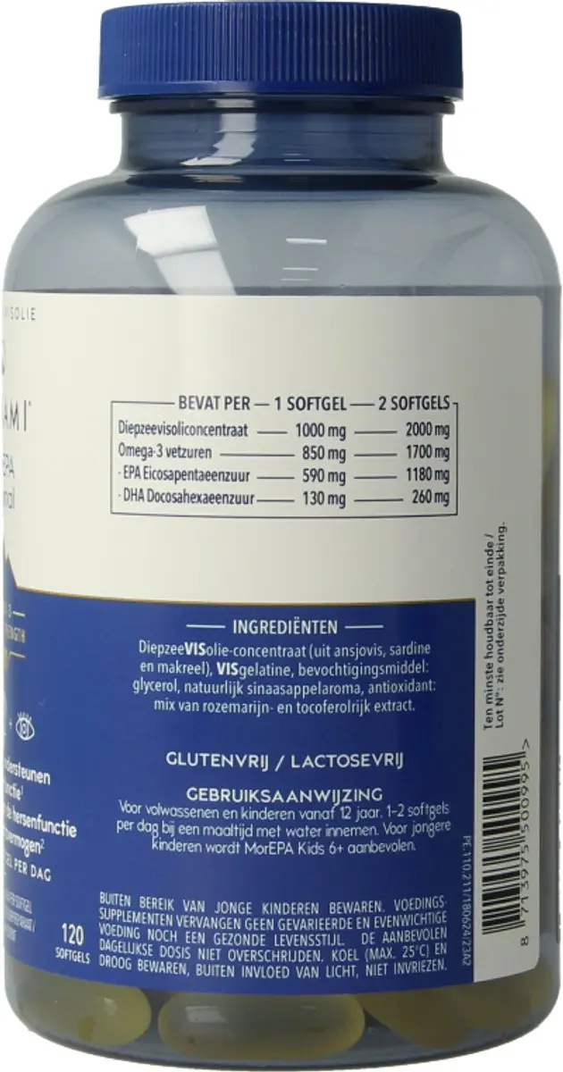 Minami MorEPA Original Omega-3 120 Softgels