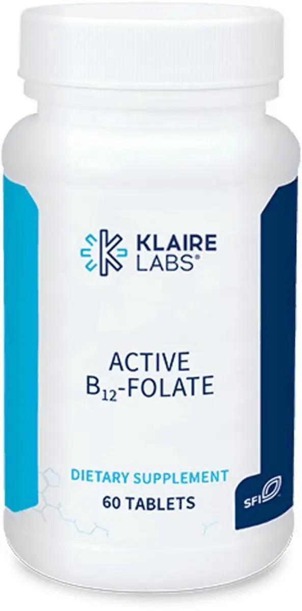 Klaire Labs Active B12-Folate 60 Tabletten