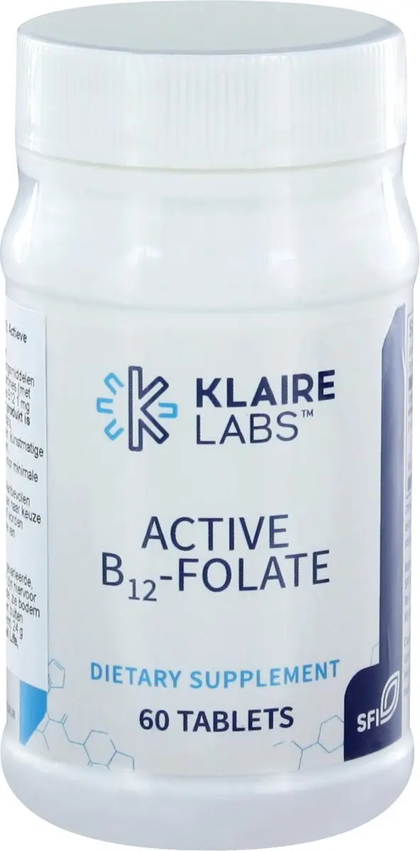 Klaire Labs Active B12-Folate 60 Tabletten