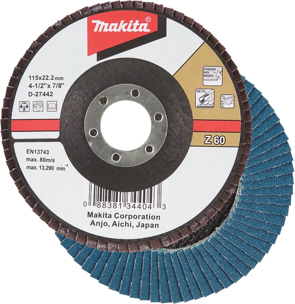Makita D-27442 Lamellenschijf 115mm