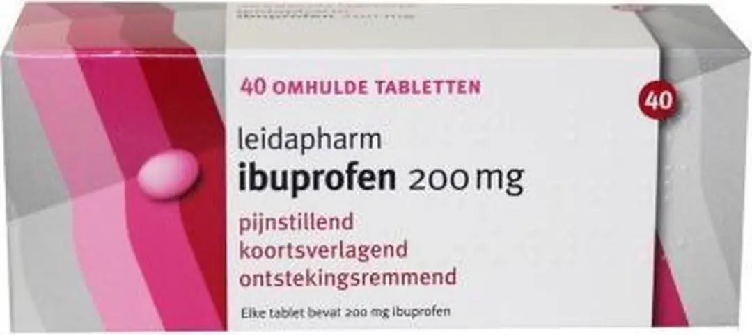 Leidapharm Ibuprofen 200mg - 40 Stuks
