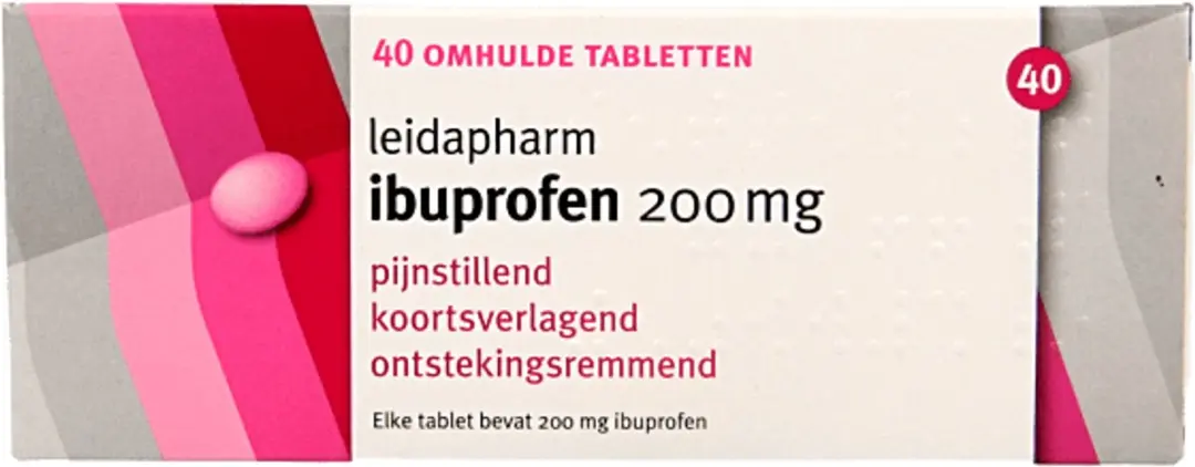 Leidapharm Ibuprofen 200mg - 40 Stuks - afbeelding 6 van 6
