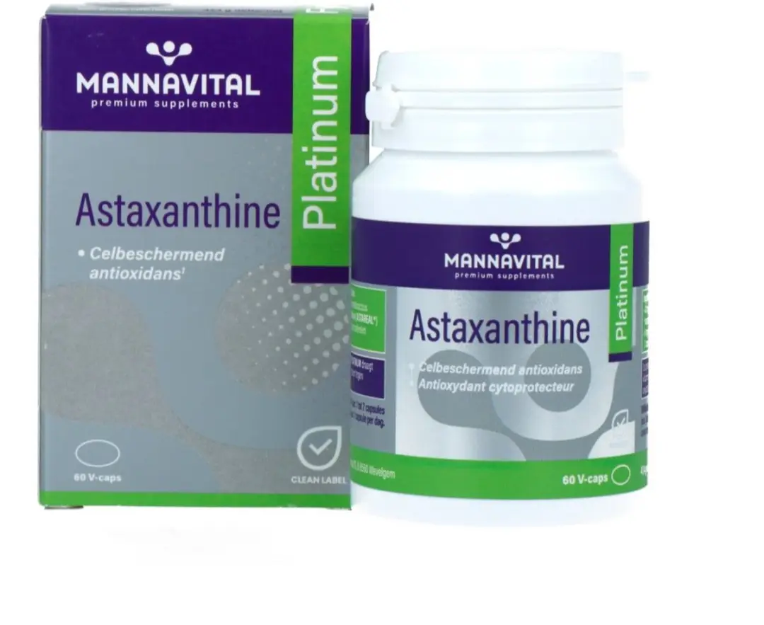 Mannavital Astaxanthine 60 Vegetarische Capsules