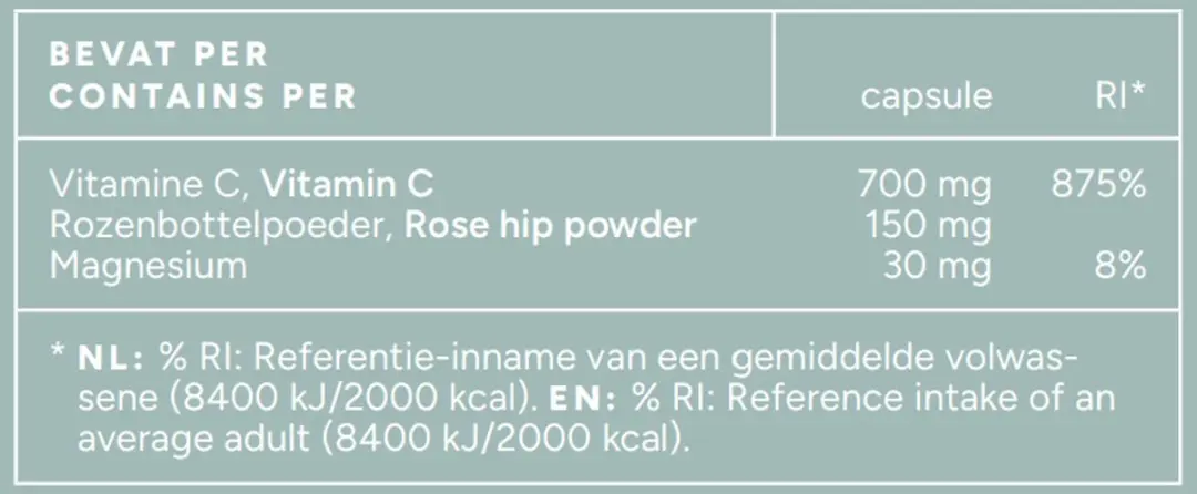 Mattisson Vitamine C Gebufferd 1000mg - 90 Capsules