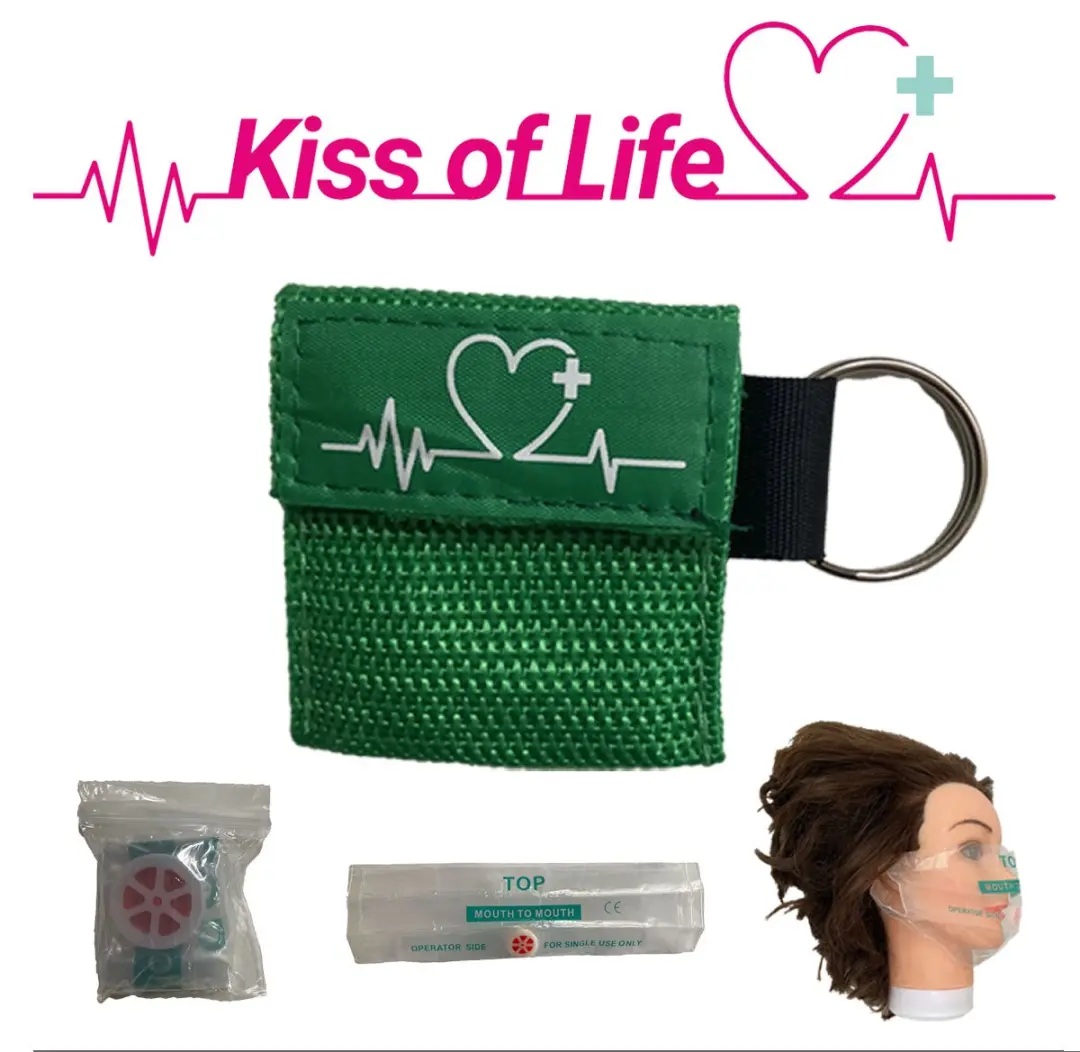 Kiss of Life Reanimatiemasker Sleutelhanger