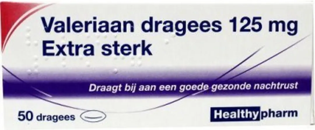 Healthypharm Valeriaan X Sterk 125mg - 50 Tabletten