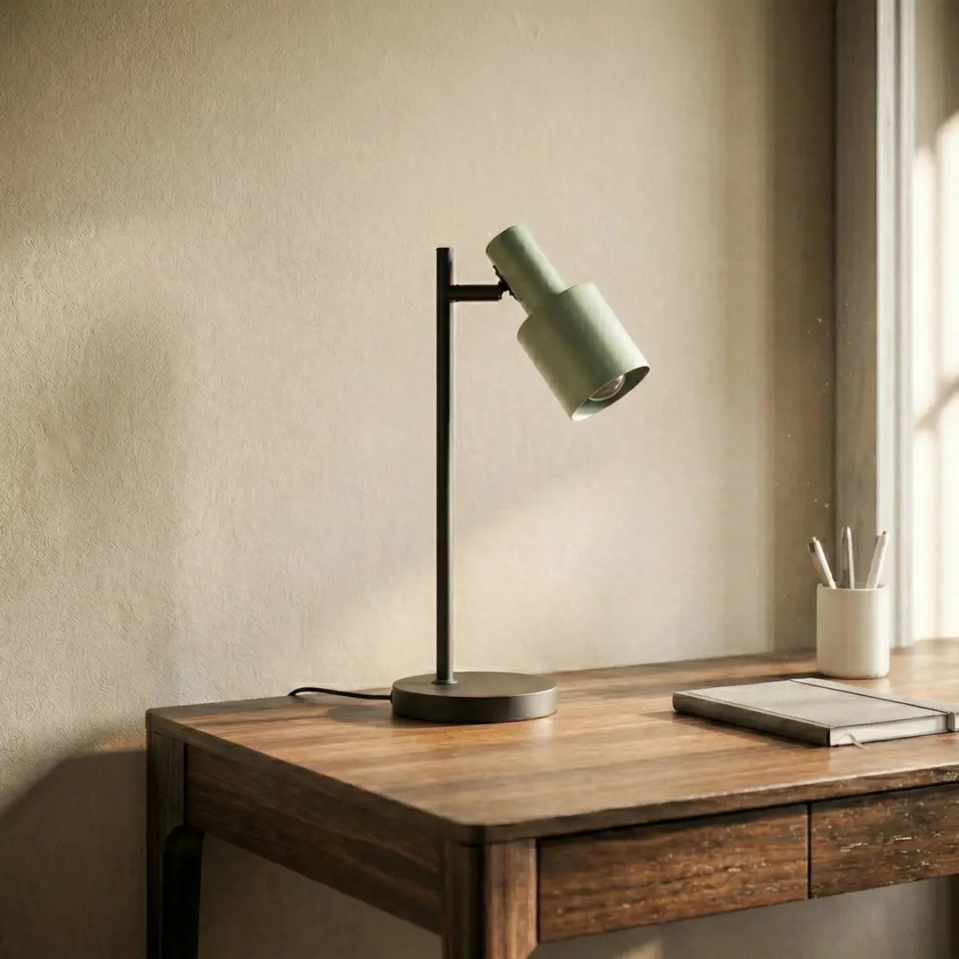 Lindby Tafellamp 1 Licht E27 - 45cm - Groen/Zwart