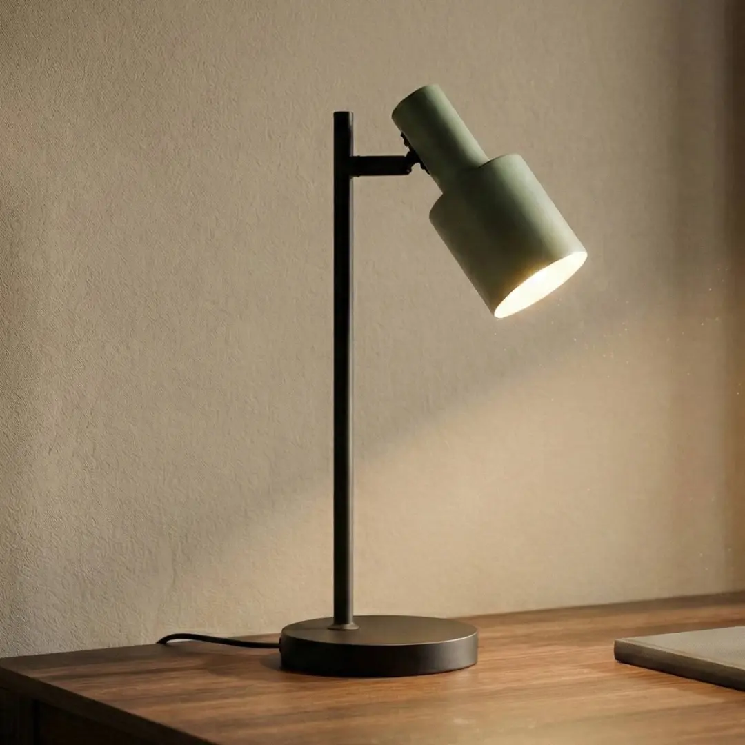 Lindby Tafellamp 1 Licht E27 - 45cm - Groen/Zwart
