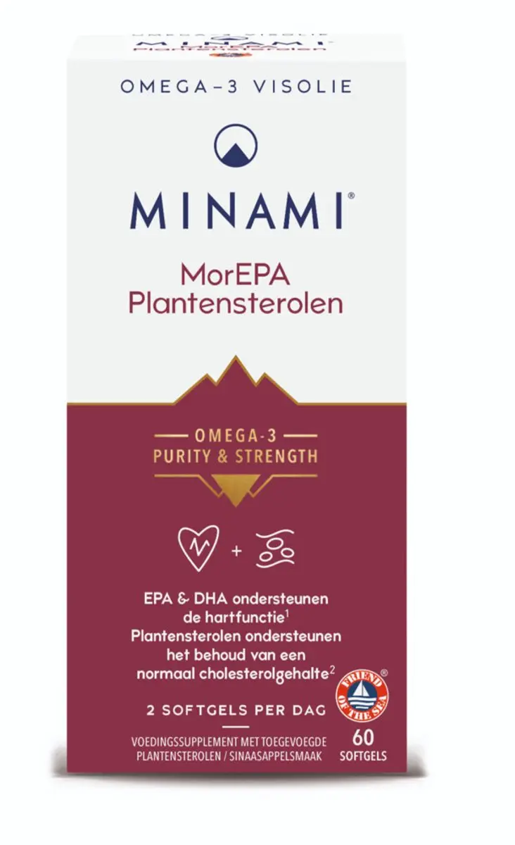 Minami MorEPA Plantsterolen 120g - 2x60 Softgels