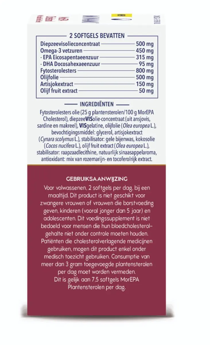 Minami MorEPA Plantsterolen 120g - 2x60 Softgels