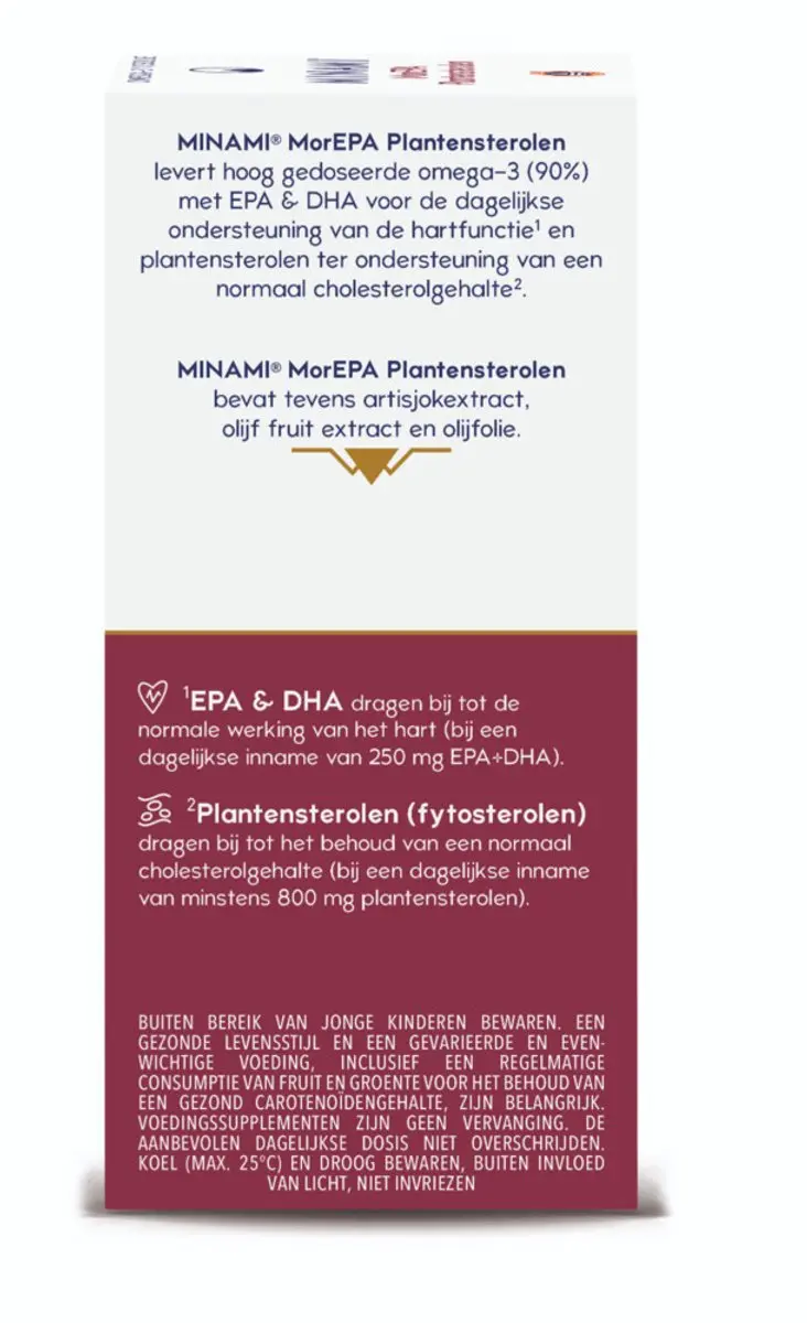 Minami MorEPA Plantsterolen 120g - 2x60 Softgels