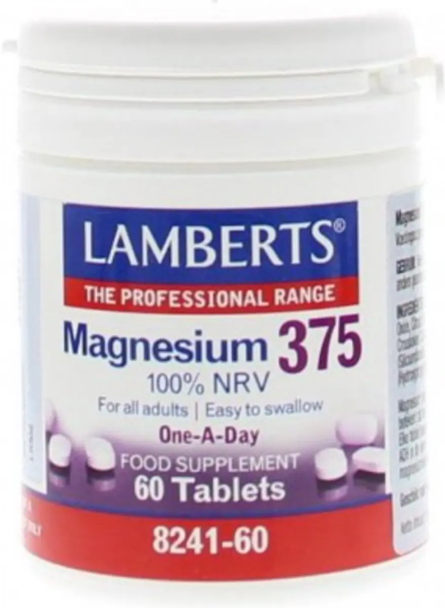 Lamberts Magnesium 375 Tabletten - 60 Stuks