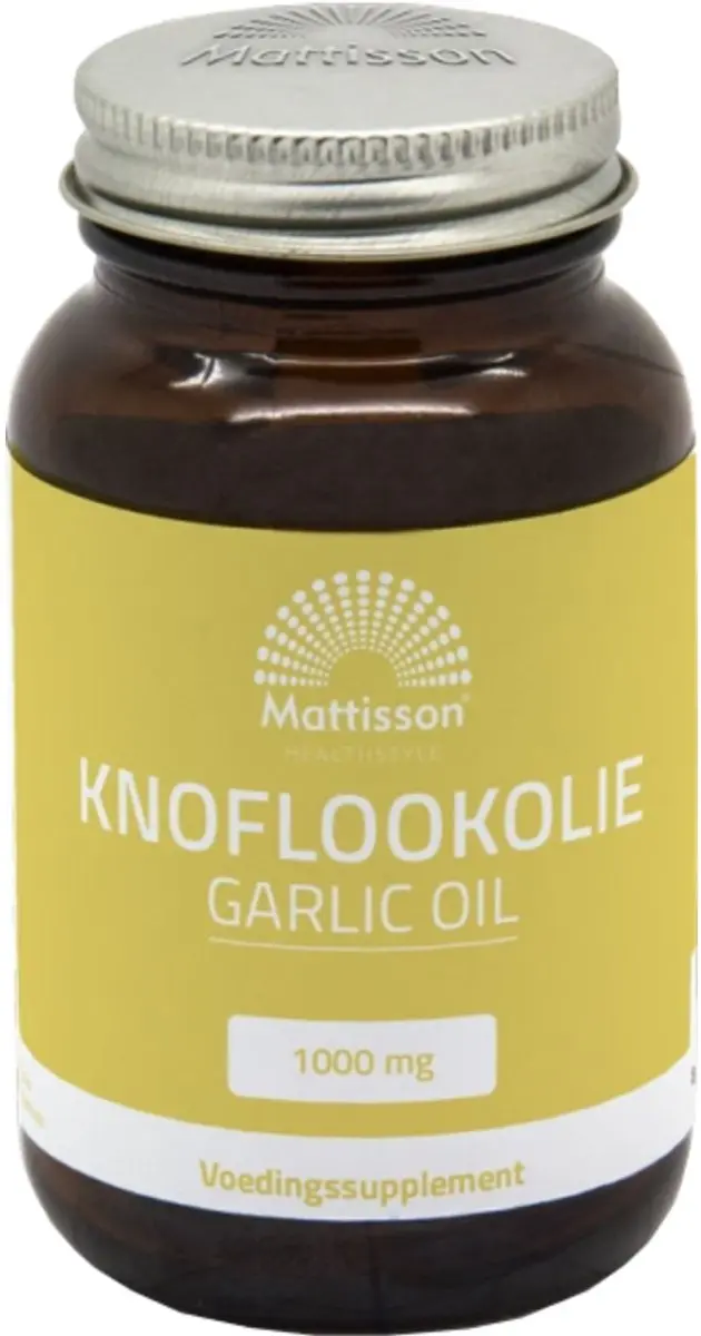 Mattisson Knoflookolie 1000mg 60 Capsules