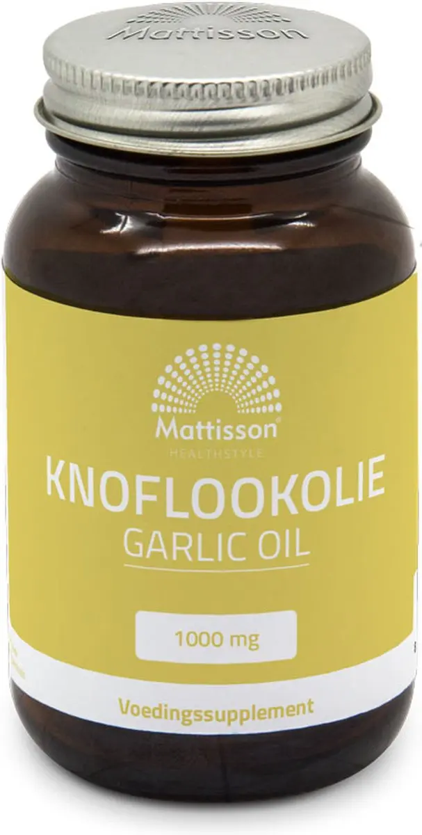 Mattisson Knoflookolie 1000mg 60 Capsules