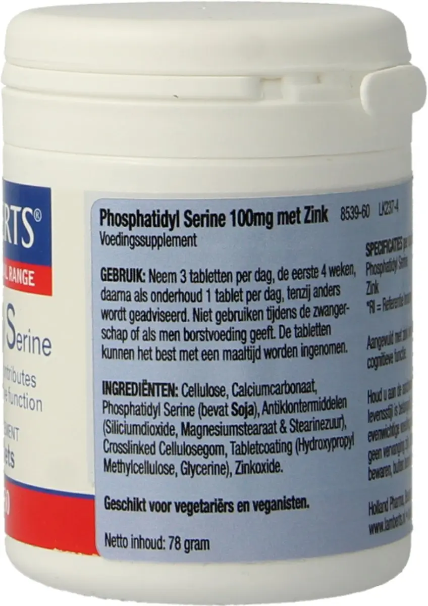 Lamberts Phosphatidyl Serine 100mg - 60 Tabletten