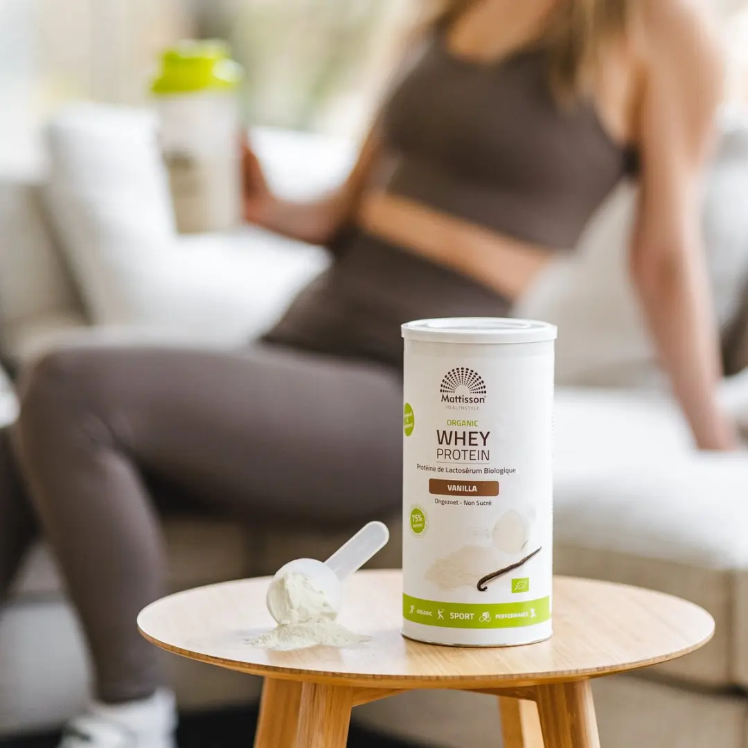 Mattisson Biologische Wei Proteïne Poeder 75% Vanille 450g
