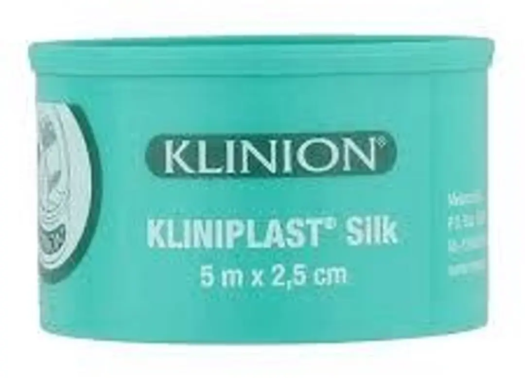 Klinion Hechtpleister Kunstzijde 5m x 2,5cm