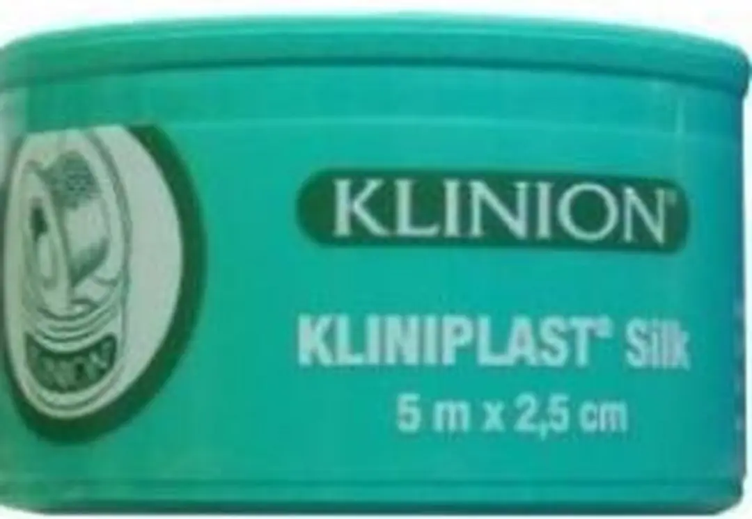 Klinion Hechtpleister Kunstzijde 5m x 2,5cm