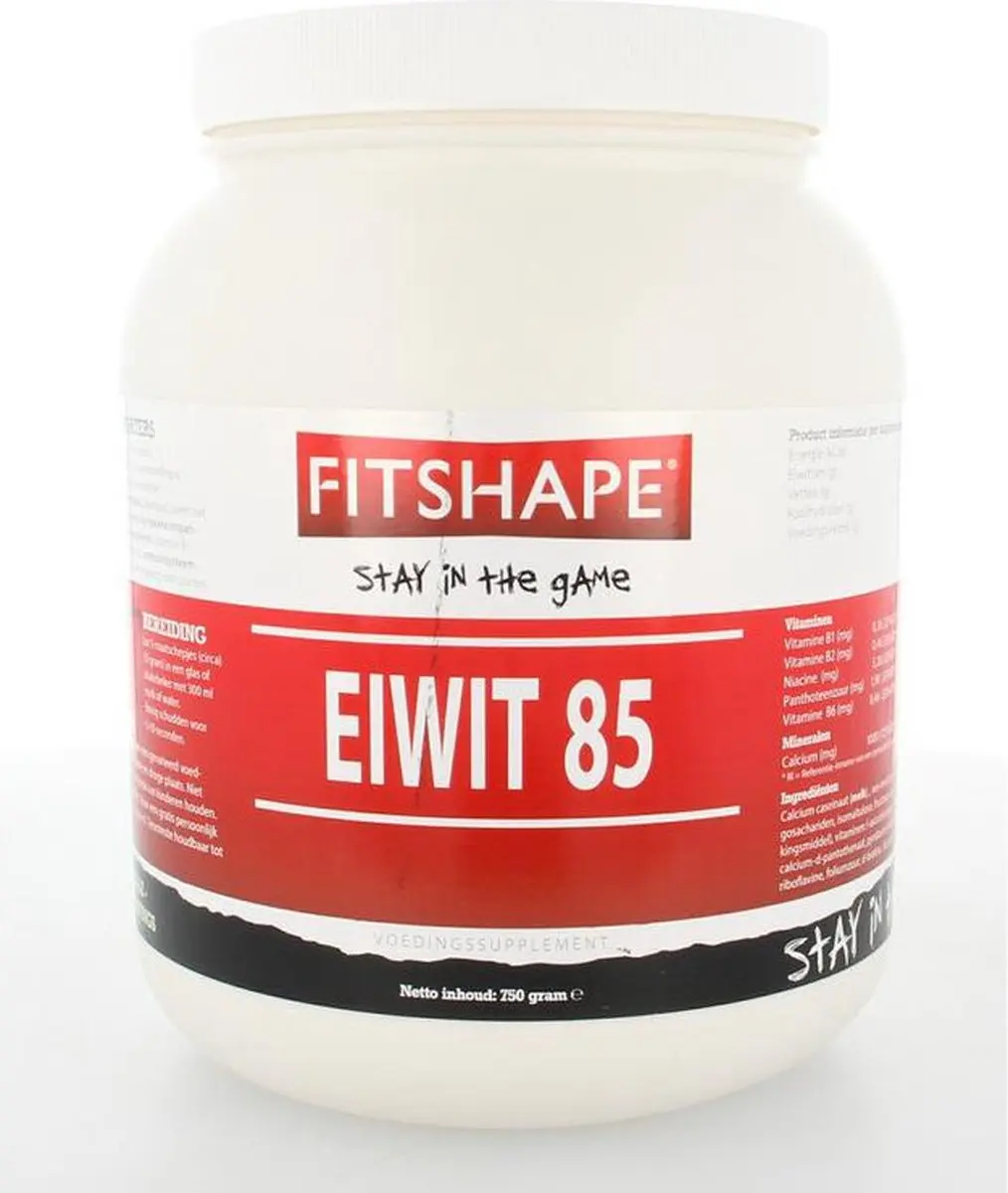 Fitshape Eiwit 85% Vanille 750g