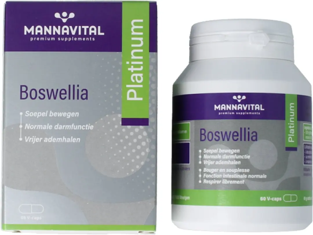 Mannavital Boswellia Platinum 60 Capsules