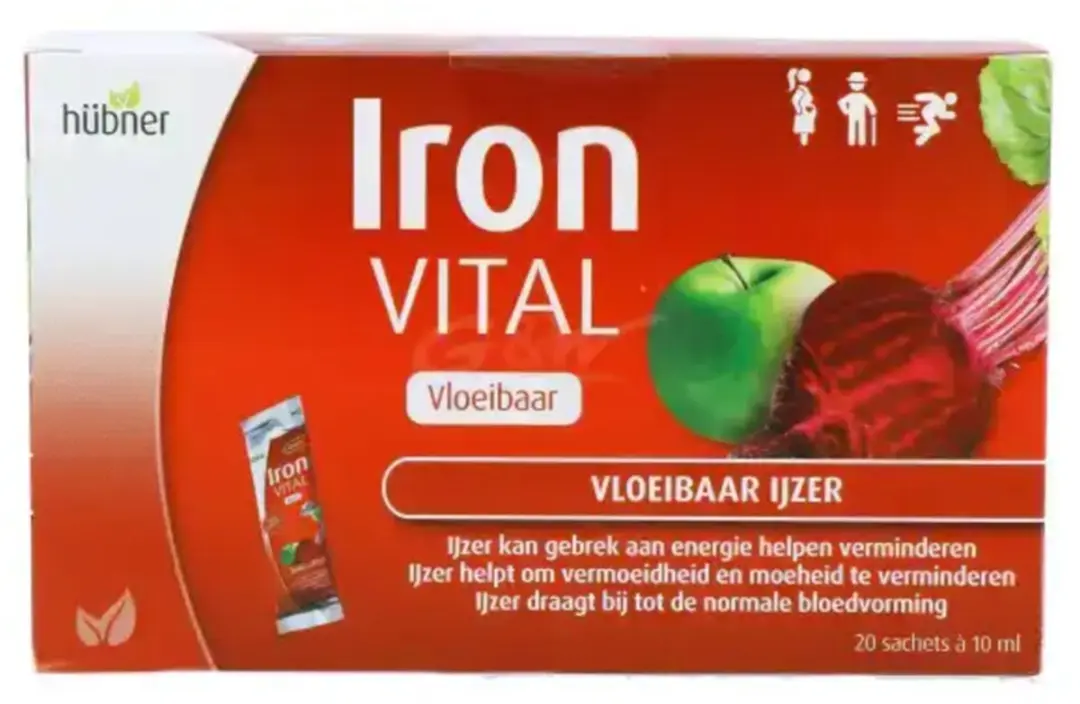 Hubner Iron Vital Vloeibaar IJzer 20x10ml