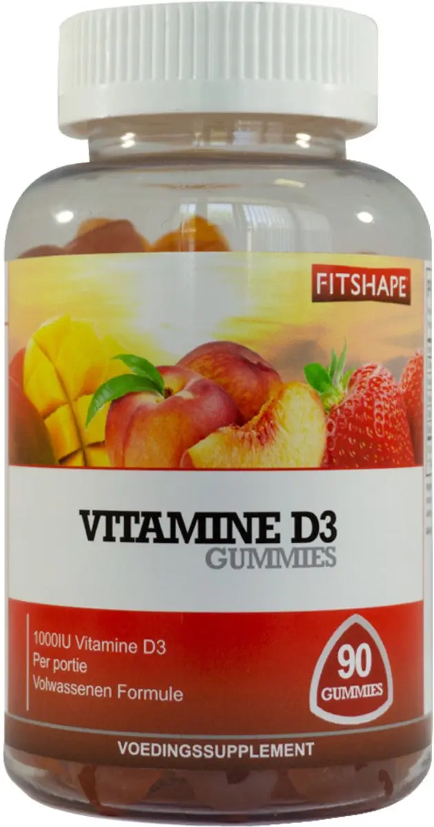 Fitshape Vitamine D3 Gummies - 90 Stuks