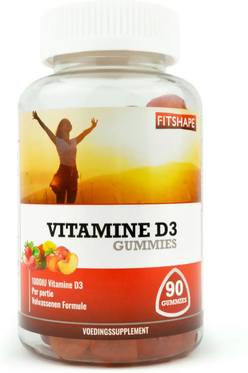 Fitshape Vitamine D3 Gummies - 90 Stuks