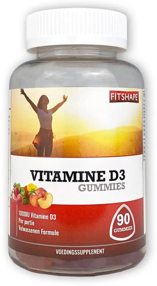 Fitshape Vitamine D3 Gummies - 90 Stuks