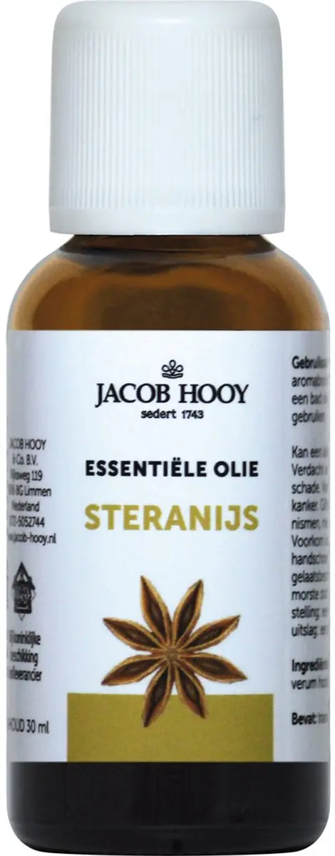 Jacob Hooy Essentiële Olie Steranijs 30ml