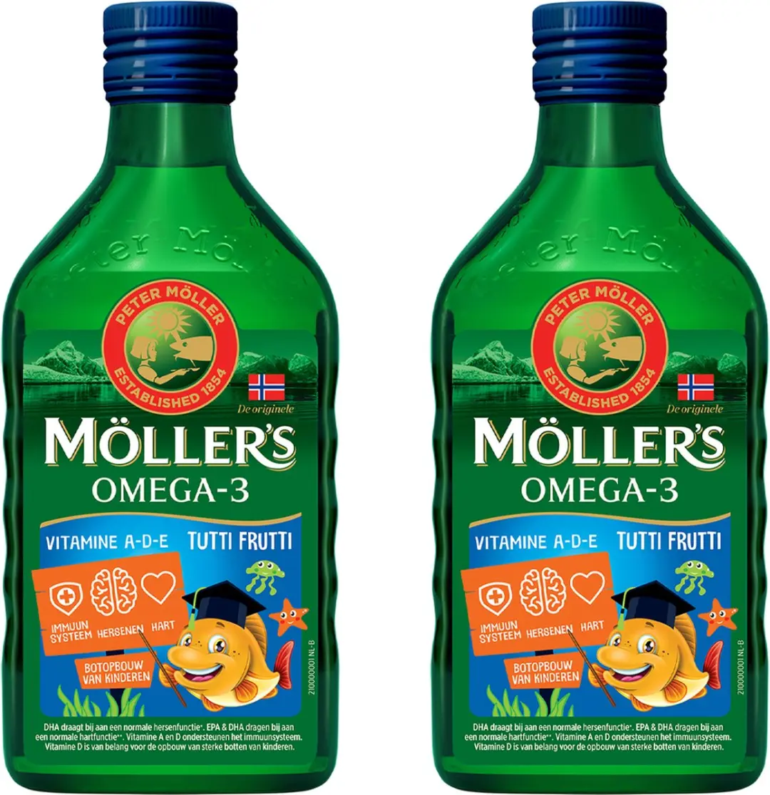Mollers Omega-3 Levertraan Tutti Frutti 500ml