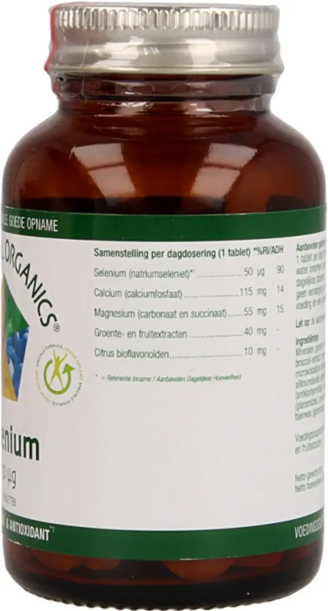 Essential Organics Selenium 50µ - 90 Tabletten
