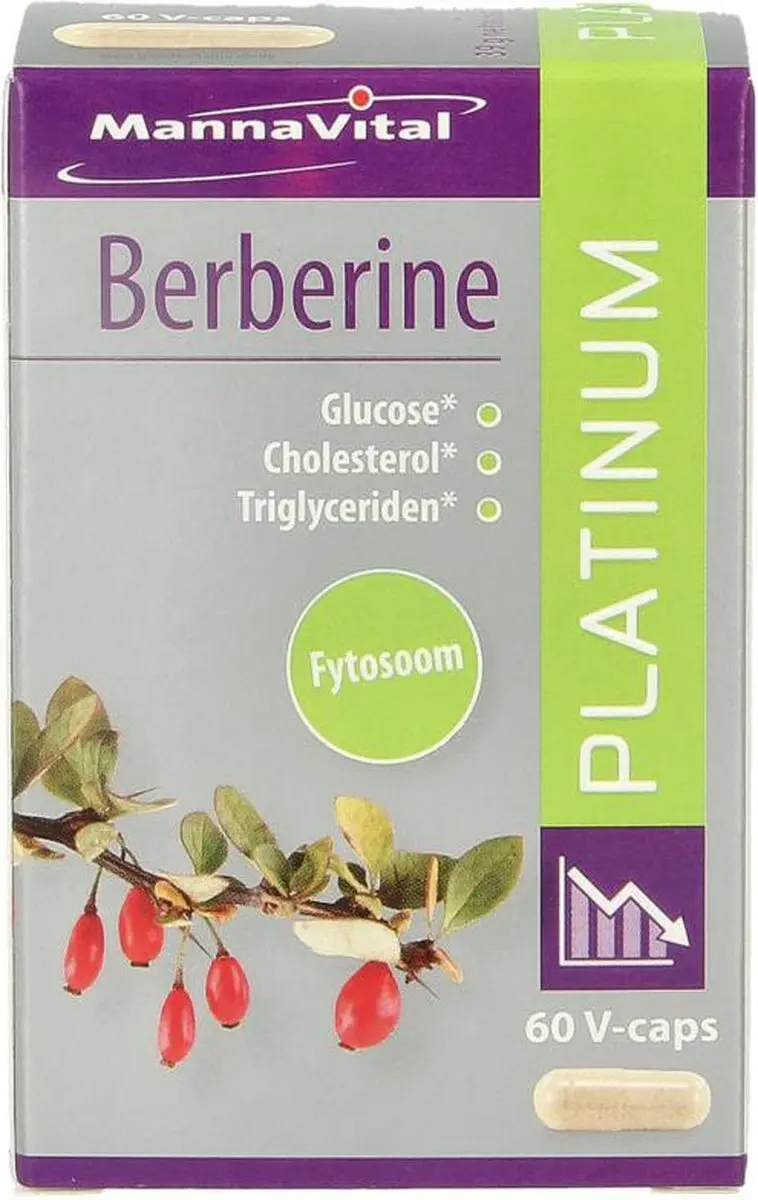 Mannavital Berberine Platinum 60 Capsules