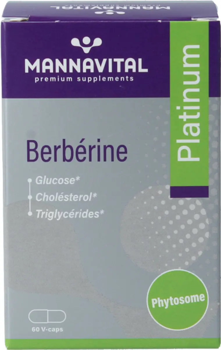 Mannavital Berberine Platinum 60 Capsules