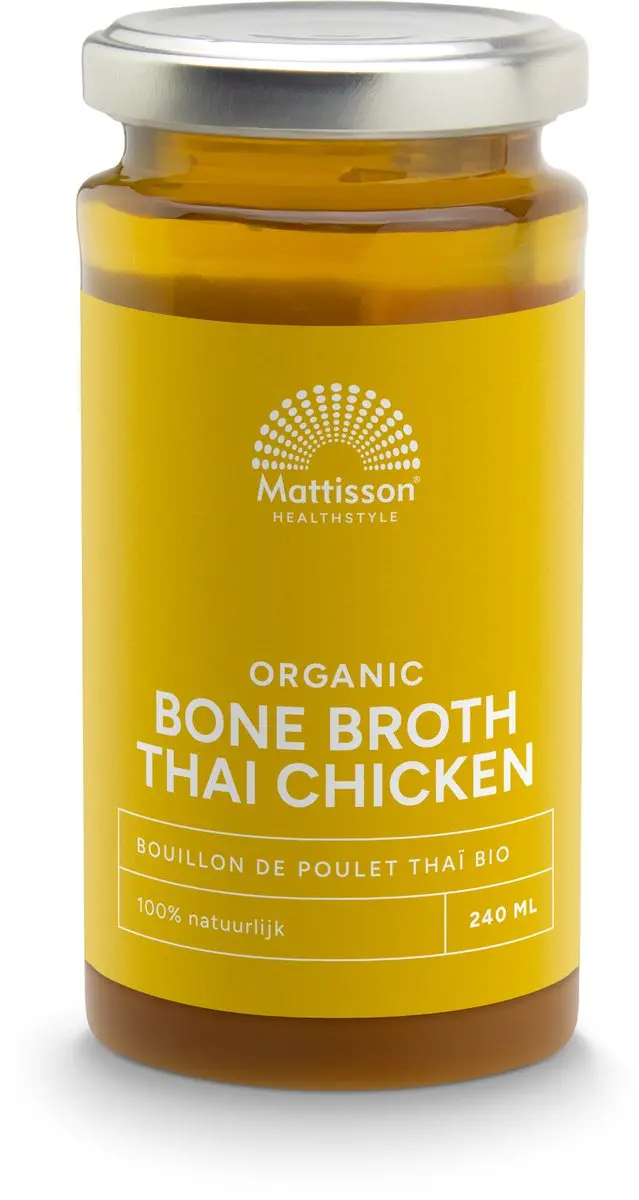 Mattisson Biologische Thai Chicken Bone Broth 240ml