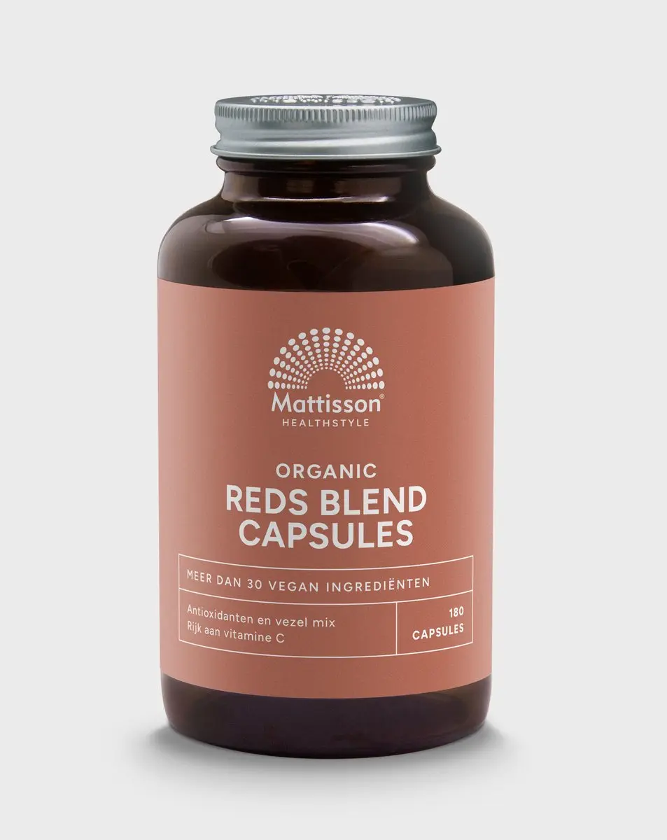 Mattisson Biologische Reds Blend Vezels & Antioxidanten 180 Capsules