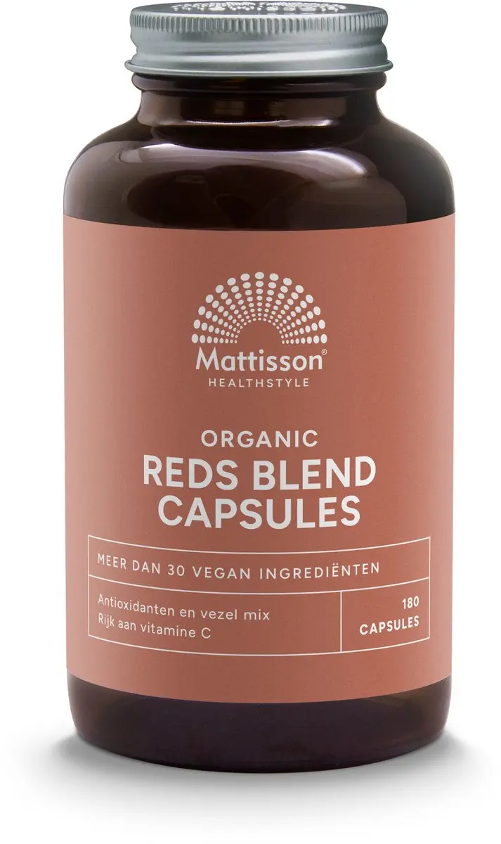 Mattisson Biologische Reds Blend Vezels & Antioxidanten 180 Capsules