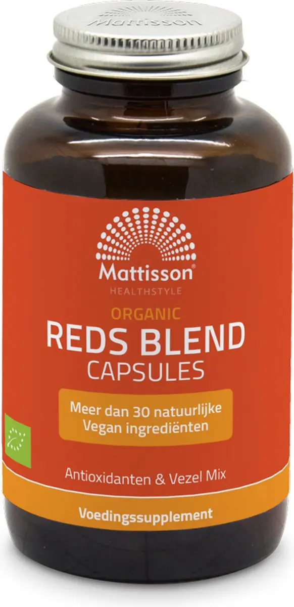 Mattisson Biologische Reds Blend Vezels & Antioxidanten 180 Capsules