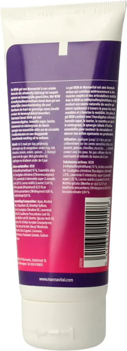Mannavital MSM Gel 100g