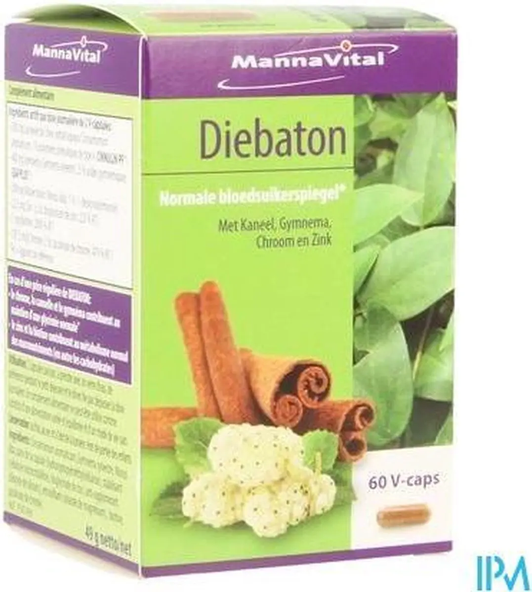 Mannavital Diebaton 60 Vegetarische Capsules