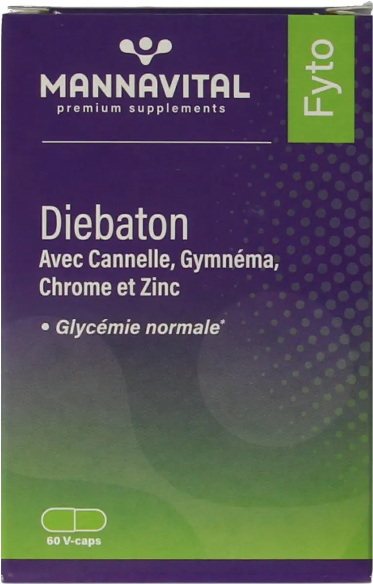 Mannavital Diebaton 60 Vegetarische Capsules