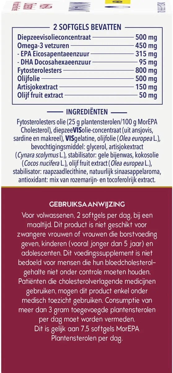 Minami MorEPA Plantsterolen 60 Softgels - afbeelding 6 van 6