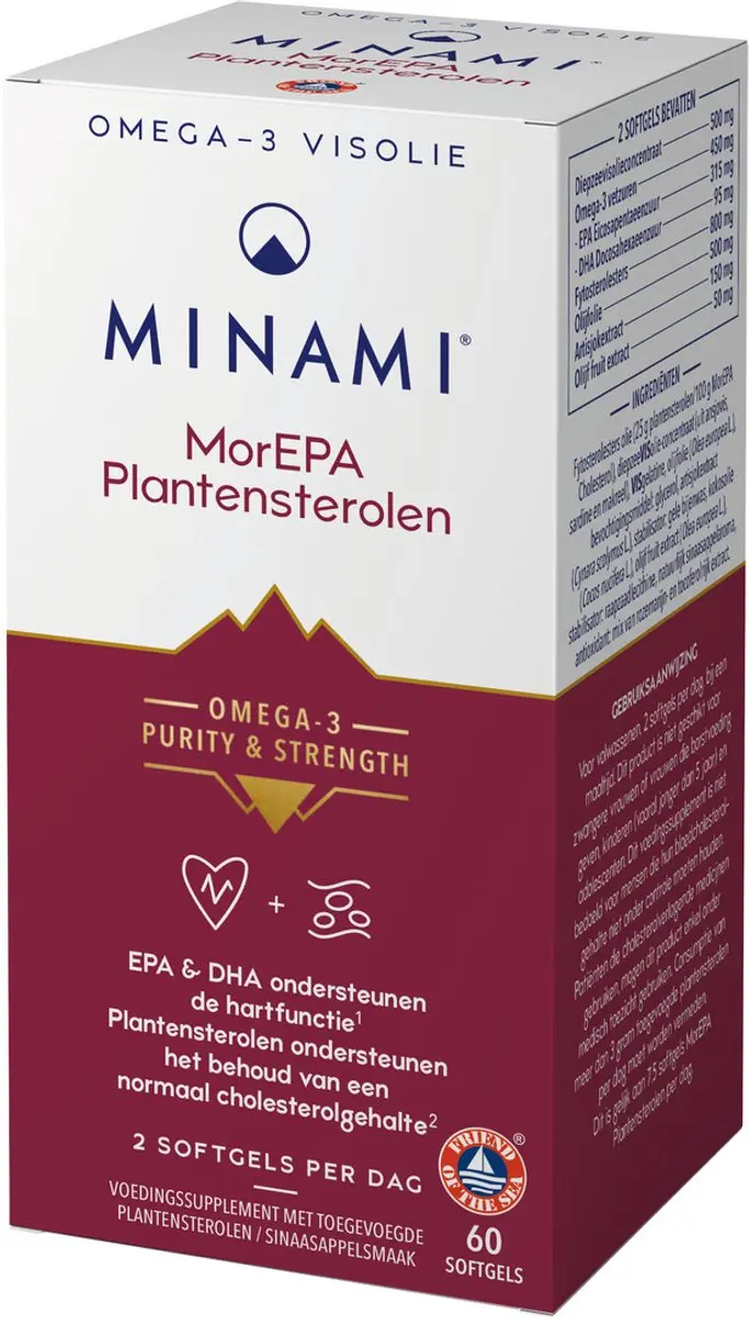 Minami MorEPA Plantsterolen 60 Softgels