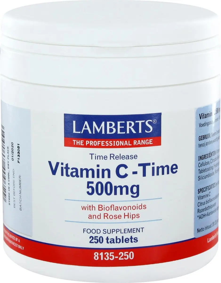 Lamberts Vitamine C 500 Tr&Biof L8135-250