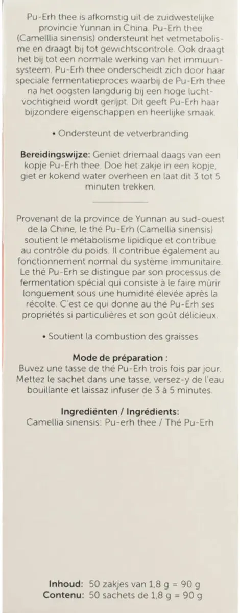 Jacob Hooy Pu-Erh Thee 50g