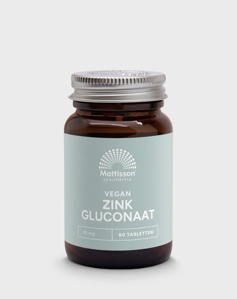 Mattisson Zink Gluconaat 25mg Tabletten