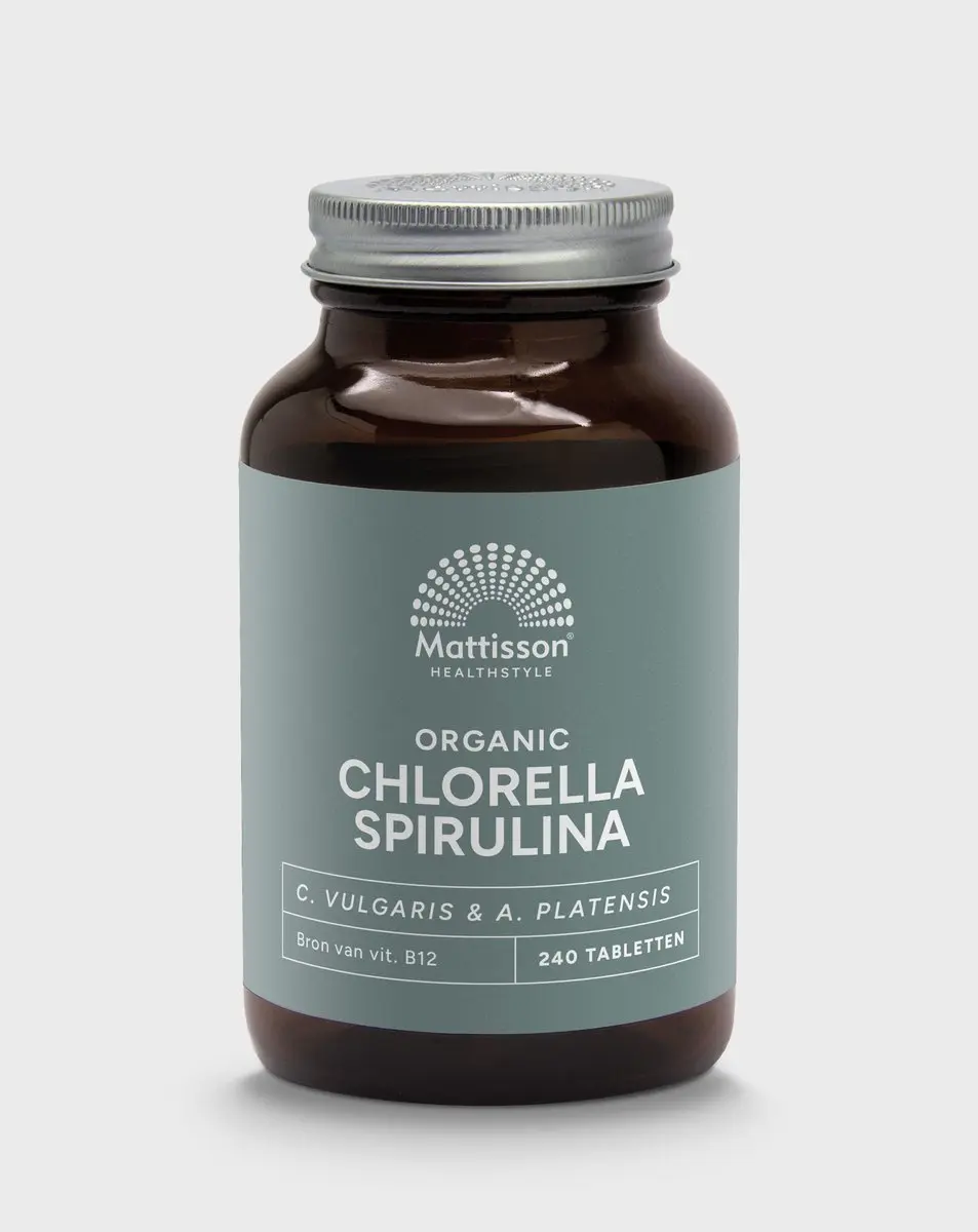 Mattisson Biologische Spirulina Chlorella Tabletten 500mg