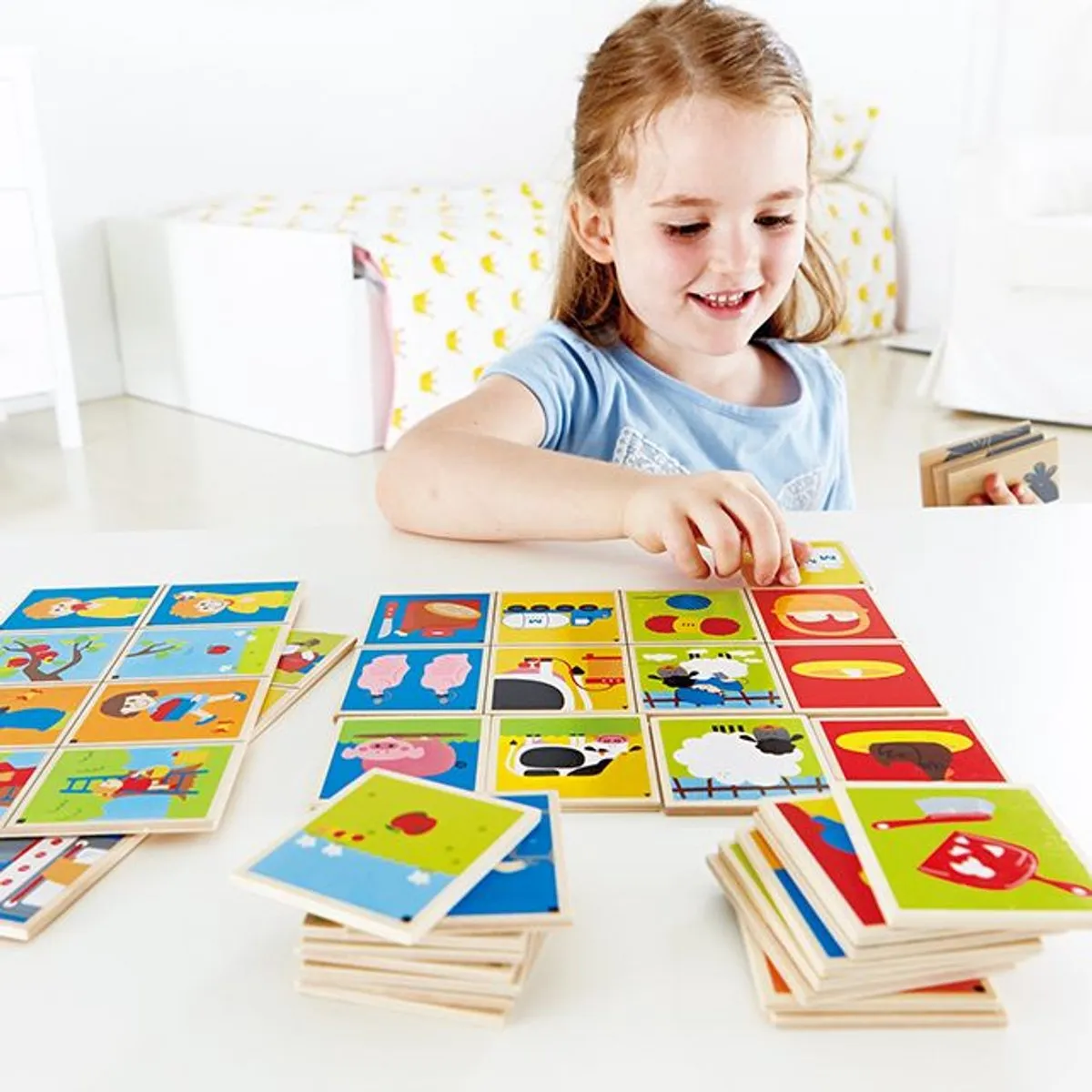 Hape Story Lines Houten Legpuzzel 27 Stuks - Multicolor