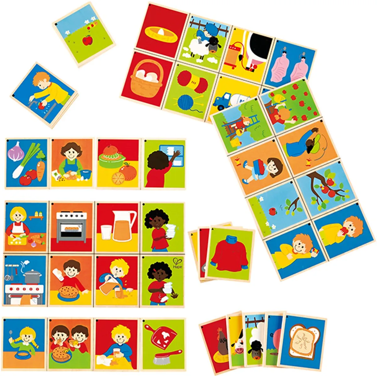 Hape Story Lines Houten Legpuzzel 27 Stuks - Multicolor